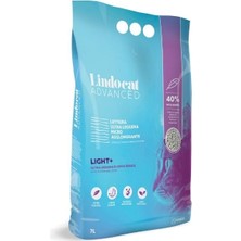 Lindocat Advanced Light Ultra Hafif Diatomit Topaklanan Kedi Kumu 1 Adet 7 Lt