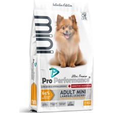 Pro Performance Kuzu Etli ve Yaban Mersinli Mini Irk Yetişkin Köpek Maması 7 kg