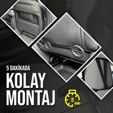 Drs Tuning Peugeot 406 Uyumlu Koltuk Kılıfı Minder Krem 2+1 Ön Arka Set