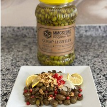 Mmg Store Antep Özel Taş Kırma Yeşil Zeytin 3 Lt  Lezzetli ve Doğal