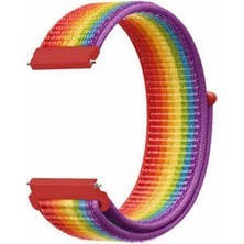 Guleron Amazfit Gts / Gts 2 / Gts 2e Uyumlu Hasır Dokuma Kumaş Kordon (20MM)