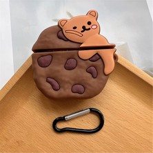 Guleron Apple Airpodss Pro 3. Nesil (2025) Uyumlu Figürlü Silikon Kılıf Anahtarlıklı Kılıf