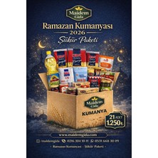 Maidem Ramazan Kumanya Yardım Erzak Kolisi Şükür Paketi (21 Ad)