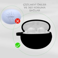 Guleron Huawei Freebuds 5i Uyumlu Silikon Kılıf Kanca