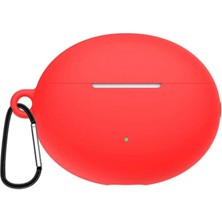 Guleron Huawei Freebuds 4i Uyumlu Silikon Kılıf+Kanca