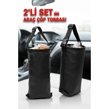 Wiforte 2’li Araç Içi Askılı Çöp Kutusu – Koltuk Arkası Asma Çöp Torbası, Kamp ve Seyahat Için