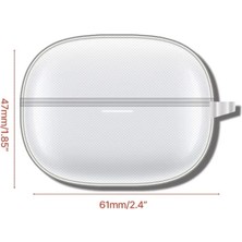 Guleron Redmi Buds 5 Pro Uyumlu Soft Silikon Kılıf+Kanca