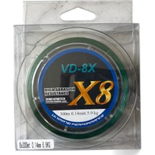 Mi-Henk Eco Vd 8x 300M Koyu Yeşil Ip - Örgü Misina