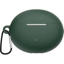 Guleron Huawei Freebuds 4i Uyumlu Silikon Kılıf+Kanca