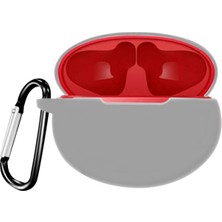 Guleron Huawei Freebuds 4i Uyumlu Silikon Kılıf+Kanca