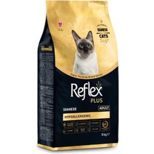 Reflex Plus Siamese Hypoallergenic Tavuklu Yetişkin Kedi Maması 8 kg