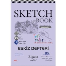 Storemax B5 Spiralli Eskiz Defteri - 50 Yp, 120 gr Çizim Bloknotu, Sanat Defteri