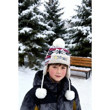 Bay Şapkacı - Jakarlı Unisex Çocuk Pilot Bere 1146 Kırmızı