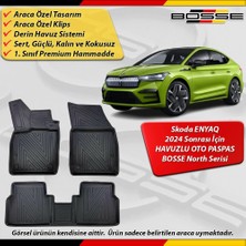 Skoda Enyaq Paspas Araca Özel 2024 Sonrası Derin Havuzlu Bosse North Serisi