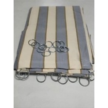 Taç Halkalı Lüks Branda Balkon Perdesi – Özel Dikim, Dış Mekan Dayanıklı Balkon Brandası