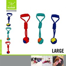 Nunbell Köpek Diş Ipi Tutmalı Büyük L Boy
