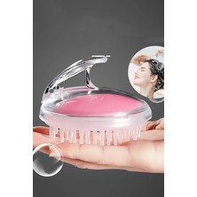 Gampus Silikon Kafa Masajı Saç Yıkama Fırçası Fırçası | Saç Derisine Masaj Yapan Şampuan Tarağı