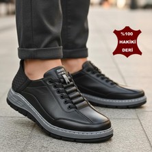 Ispartalılar 5809 Tam Ortopedik Taban %100 Hakiki Deri Lastik Bağcıklı Erkek Ayakkabı Casual Erkek Ayakkabı