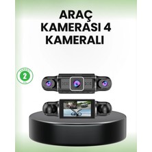 Narnuga Gps’li 4 Kameralı Araç Iç Dış Kayıt Sistemi 1080P Wifi Destekli