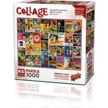 Ks Games Vintage Movie Posters 1000 Parça Puzzle