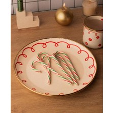 Emaylab Merry Sunum Tabağı Dekoratif Tabak 26CM