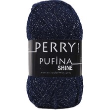 Ritzz Perry Pufina Shine Simli Lacivert - Gümüş Sim