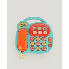 Kiddico Toys Melodili Eğitici ve Çok Fonksiyonlu Sesli Telefon