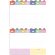 Storemax Haftalık ve Günlük 3 Lü Masaüstü Süresiz Planlayıcı Set - Kurdele