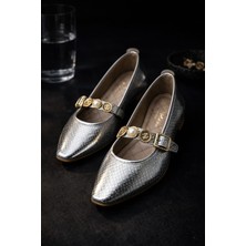 My Dream Slipcat Günlük Kadın Babet Ayarlanabilir Tokalı Hafif Rahat Ayakkabı