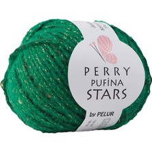 Ritzz Perry Pufina Stars Yeşil - Gold Pul