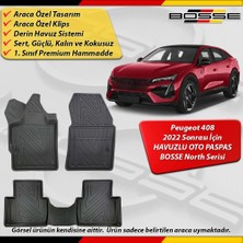 Peugeot 408 Paspas Araca Özel 2022 ve Sonrası Derin Havuzlu Paspas Bosse North Serisi