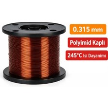 Minerva Dynamics Poliimid (Kapton) Kaplı Bakır Bobin Teli | Yüksek Isı Dayanımlı