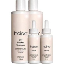 Xlante Hairx Saç Uzatıcı Besleyici Şampuanı 150 ml Saç Güçlendirici Serumu 30 ml x 2şer Adet