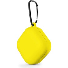 Guleron Samsung Galaxy Buds Live - Galaxy Buds Fe Yumlu Mat Silikon Kılıf+Kanca