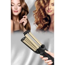 Gampus Profesyonel Saç Maşası Oymalı Saç Düzleştirici Kıvırcık Saç Düz Saç Saç Maşa Düzleştirici