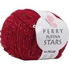 Ritzz Perry Pufina Stars Kırmızı Gold Pul