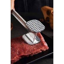 Gampus 2li Çift Taraflı Et Sarımsak Dövme Çekici Pratik Et Inceltme Şekillendirme Çekici Paslanmaz Çelik