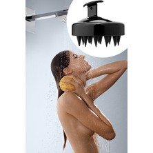 Gampus Masaj Tarağı Silikon Yüz Masaj Aleti Tarak Saç Bakım Fırçası Saç Derisi Duş Fırçası Şampuan Tarağı