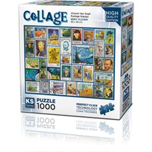 Ks Games Vincent Van Gogh Postage Stamps 1000 Parça Puzzle