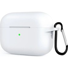 Guleron Airpods Pro  2. Nesil  Kılıf Tam Koruma Mat Silikon + Askılık