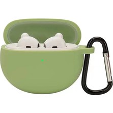 Guleron Oppo Enco Air 2 Kılıf Mat Silikon + Askılık