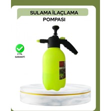 Narnuga 2 Litre Pompalı Püskürtücü Bakır Nozullu Ayarlı Sprey Temizlik ve Bahçe