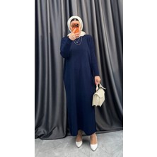 Nisum Moda Saç Örgü Triko Elbise