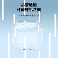 Guleron Airpodss 4 Uyumlu Silikon Koruyucu Kılıf + Kanca