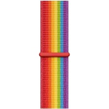 Guleron Maviay Apple Watch Spor Loop Gökkuşağı 38 40 mm Kordon