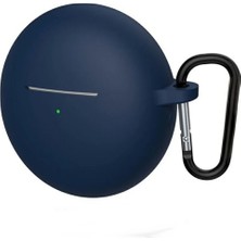 Guleron Huawei Freebuds 7i Uyumlu Karabinalı Askılıklı Bluetooth Kulaklık Kılıfı