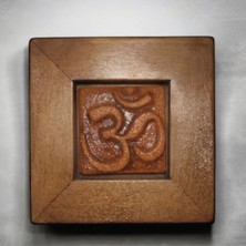Toprakana Art Om, Duvar Seramik Pano 14,5x14,5x2,5 (cm)