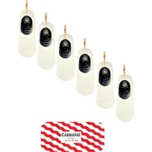 Carnaval Socks 6\'lı Krem Silikonlu Unisex Babet Seti