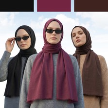 Kamer Scarf Pure Line Serisi Pamuk Konfor Şal 3lü Paket