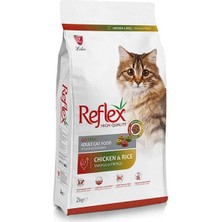 Reflex Adult Renkli Taneli Tavuklu Yetişkin Kedi Maması 2 kg